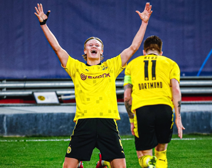 多特蒙德绝地反击塞维利亚，哈兰德送出助攻