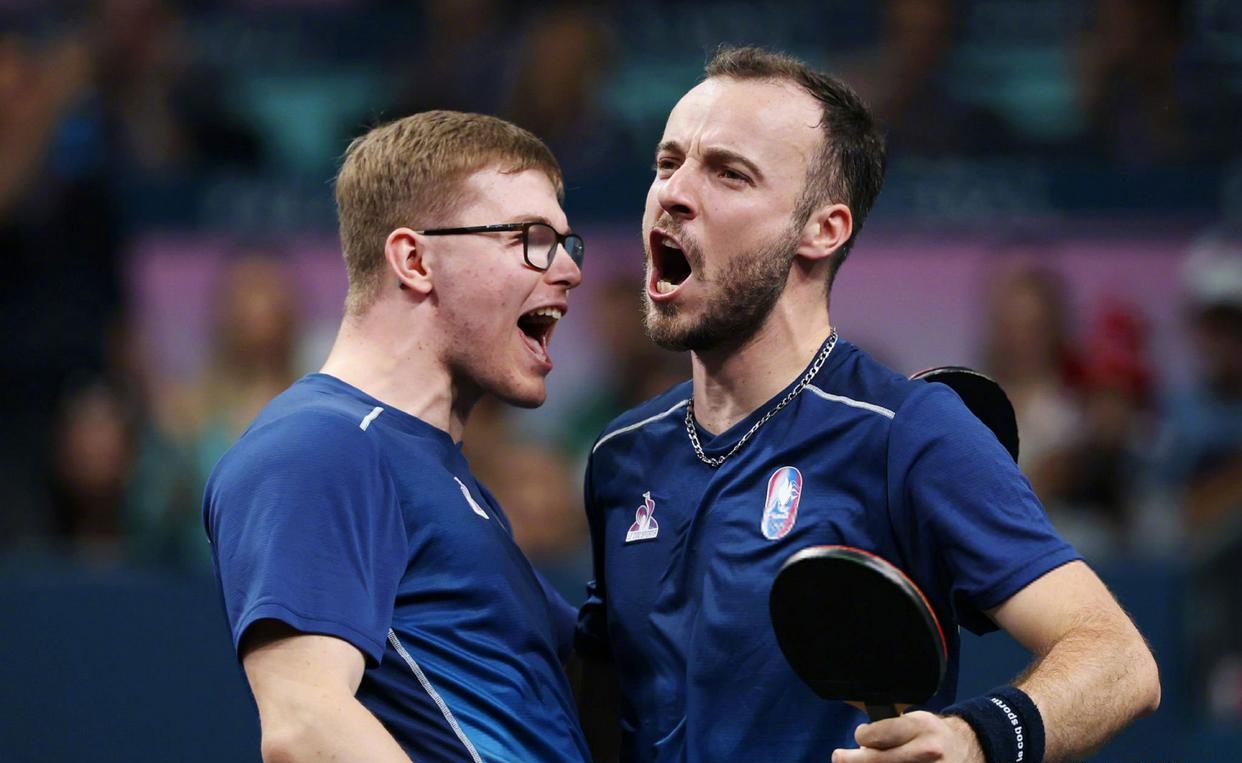 德国队完胜法国队，张本智和点燃赛场